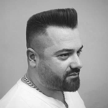 Haircut «Flat Top» in Oldboy Barbershop