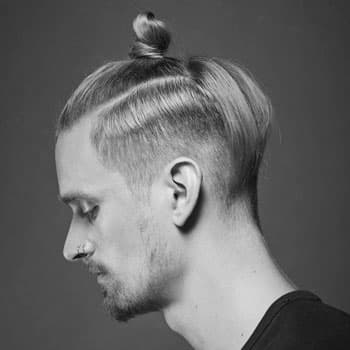 Стрижка «Haircut «Top knot» in Oldboy Barbershop